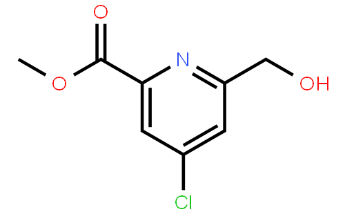 4-氯-6-羟甲基-2-吡啶甲酸甲酯