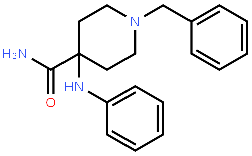 4-anilino-1-benzylpiperidine-4-carboxamide