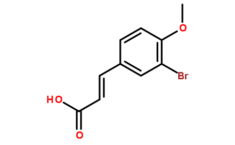 3-bromo-4-methoxycinnamic acid
