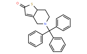 5,6,7,7a-Tetrahydro-5-(triphenylmethyl)thieno[3,2-c]pyridinone