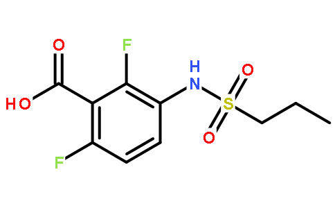 2,6-Difluoro-3-(propylsulfonamido)benzoic acid