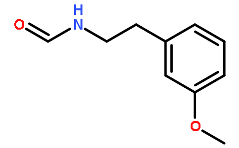 n-(3-甲氧基苯乙基)甲酰胺结构式
