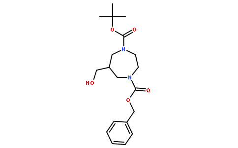 1-Benzyl 4-tert-butyl 6-(hydroxymethyl)-1,4-diazepane-1,4-dicarboxylate