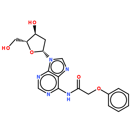 N-(9-((2R,4S,5R)-4-Hydroxy-5-(hydroxymethyl)tetrahydrofuran-2-yl)-9H-purin-6-yl)-2-phenoxyacetamide