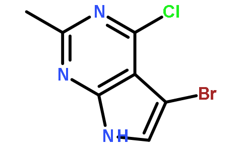 5-Bromo-4-chloro-2-methyl-7H-pyrrolo[2,3-d]pyrimidine