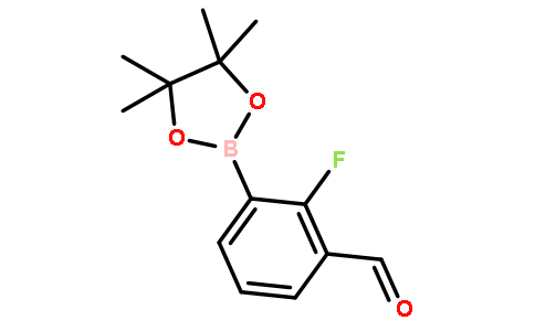 2-Fluoro-3-formylphenylboronic acid, pinacol ester