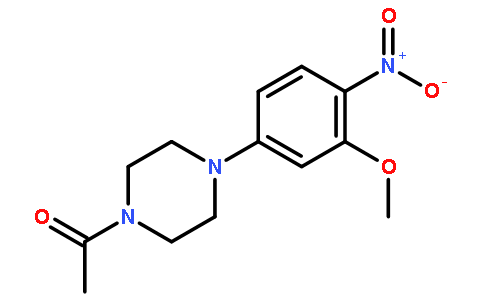 1-(4-(3-Methoxy-4-nitrophenyl)piperazin-1-yl)ethanone