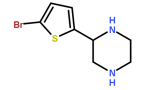 2-(5-Bromothiophen-2-yl)piperazine