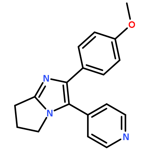 2-(4-Methoxyphenyl)-3-(4-Pyridyl)-6,7-Dihydro-(5H) -Pyrrolo(1,2-A)Imidazole