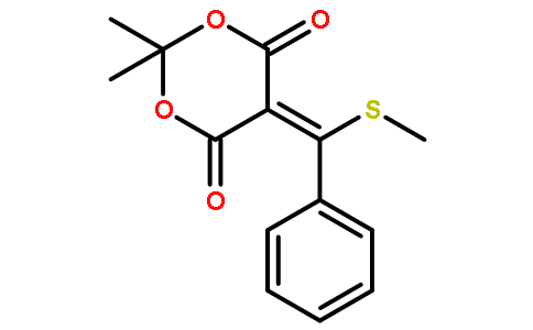 2,2-Dimethyl-5-(methylsulfanyl-phenyl-methylene)-[1,3]dioxane-4,6-dione
