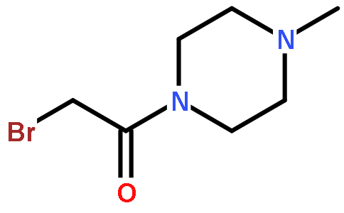 Piperazine, 1-(bromoacetyl)-4-methyl- (9ci)