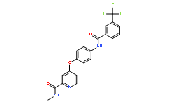 N-Methyl-4-[4-[3-(trifluoromethyl)benzamido]phenoxy]-2-picolinamide