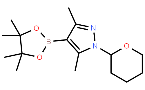 3,5-Dimethyl-1-(tetrahydro-2H-pyran-2-yl)-4-(4,4,5,5-tetramethyl-1,3,2-dioxaborolan-2-yl)-1H-pyrazole