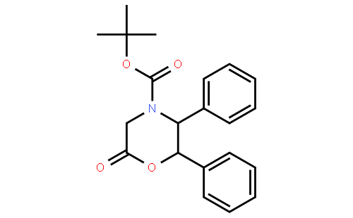 叔丁基(2S,3R)-(+)-6-氧-4-苄氧羧酸-2,3-二苯基吗啉