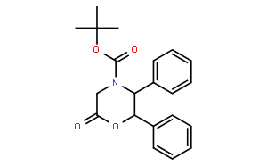 (2S,3R)-N-叔丁氧羰基-2,3-二苯基吗啉-6-酮