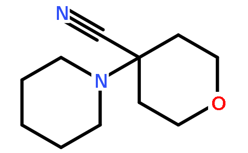 4-(Piperidin-1-yl)tetrahydro-2H-pyran-4-carbonitrile
