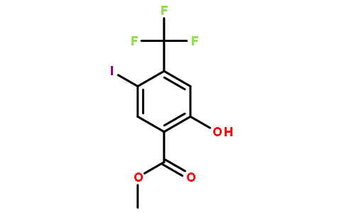METHYL 2-HYDROXY-5-IODO-4-(TRIFLUOROMETHYL)BENZOATE