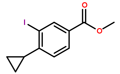 METHYL 4-CYCLOPROPYL-3-IODOBENZOATE