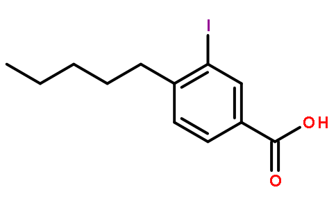 3-iodo-4-pentylbenzoic acid