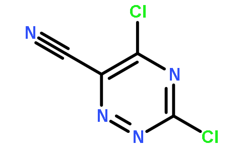 3,5-dichloro-1,2,4-triazine-6-carbonitrile