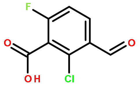 2-Chloro-6-fluoro-3-formylbenzoic acid