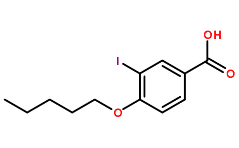 3-iodo-4-(pentyloxy)benzoic acid