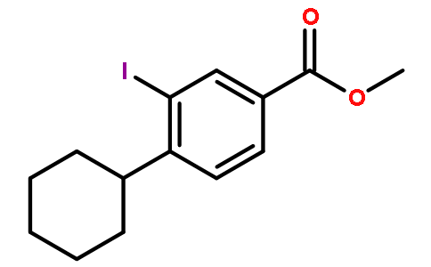 METHYL 4-CYCLOHEXYL-3-IODOBENZOATE