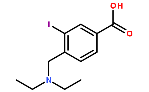 4-((diethylamino)methyl)-3-iodobenzoic acid