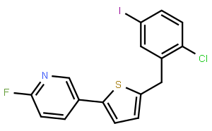 2-(2-氯-5-碘苯甲基)-5-(6-氟吡啶-3-基)噻吩