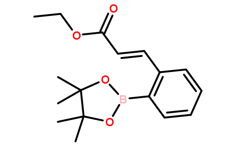 (E)-Ethyl 3-(2-(4,4,5,5-tetramethyl-1,3,2-dioxaborolan-2-yl)phenyl)acrylate
