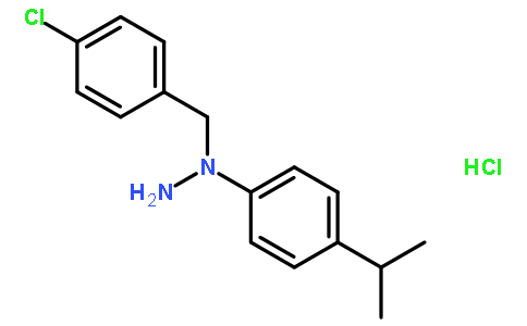 1-(4-chlorobenzyl)-1-(4-isopropylphenyl)hydrazine hydrochloride