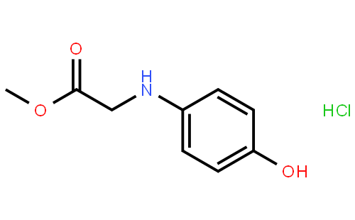 Methyl 2-((4-hydroxyphenyl)amino)acetate hydrochloride