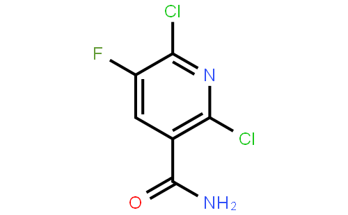 2,6-二氯-3-甲酰胺-5-氟吡啶