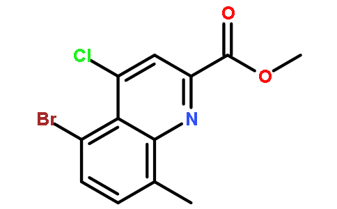 Methyl 5-bromo-4-chloro-8-methylquinoline-2-carboxylate
