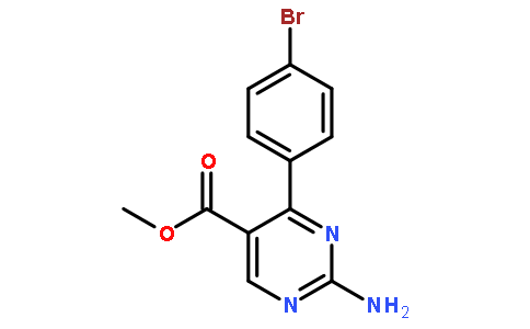 Methyl 2-amino-4-(4-bromophenyl)pyrimidine-5-carboxylate