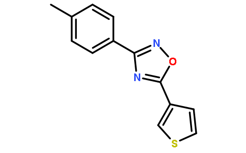 5-(Thiophen-3-yl)-3-(p-tolyl)-1,2,4-oxadiazole