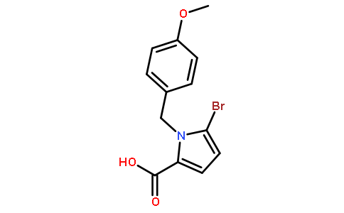 5-Bromo-1-(4-methoxybenzyl)-1H-pyrrole-2-carboxylic acid