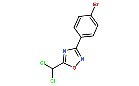 3-(4-Bromophenyl)-5-(dichloromethyl)-1,2,4-oxadiazole