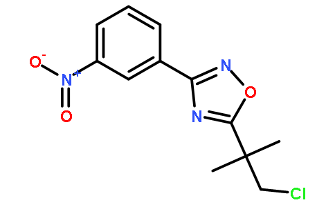 5-(1-CHLORO-2-METHYLPROPAN-2-YL)-3-(3-NITROPHENYL)-1,2,4-OXADIAZOLE