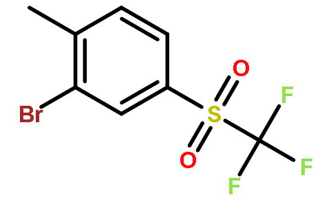 2-Bromo-1-methyl-4-((trifluoromethyl)sulfonyl)benzene