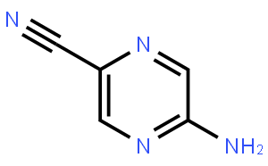 5-aminopyrazine-2-carbonitrile