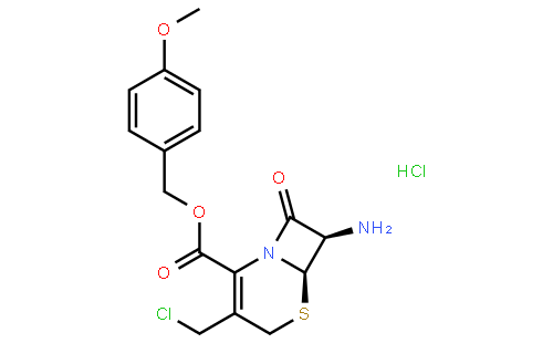 7-氨基-3-氯甲基-3-头孢唑啉-4-羧酸对甲氧苄盐酸盐