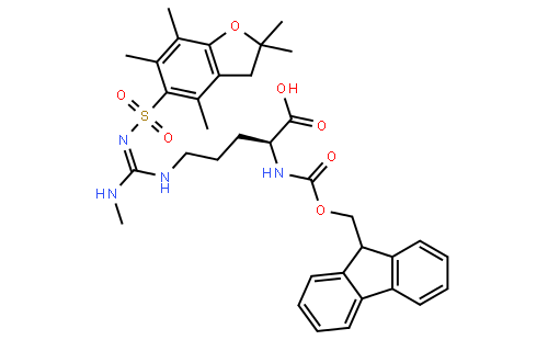 "Fmoc-Arg(Me,pbf)-OH"