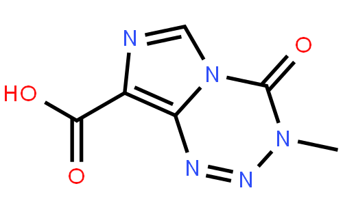 3-methyl-4-oxo-3,4-dihydroimidazo[5,1-d][1,2,3,5]tetrazine-8-carboxylic acid