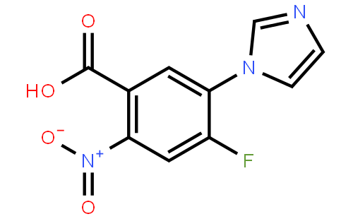 4-Fluoro-5-(1-imidazolyl)-2-nitrobenzoic Acid