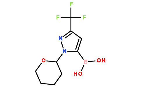 (1-(Tetrahydro-2H-pyran-2-yl)-3-(trifluoromethyl)-1H-pyrazol-5-yl)boronic acid