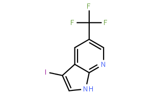 3-碘-5-(三氟甲基)-1H-吡咯并[2,3-b]-吡啶