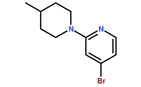 4-Bromo-2-(4-methylpiperidin-1-yl)pyridine
