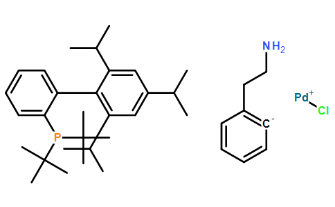 氯[2-(二叔丁基膦基)-2',4',6'-三异丙基-1,1'-联苯基][2-(2-氨基乙基)苯基)]钯(II)