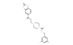 3,5-dichlorobenzyl 4-[3-oxo-3-(2-oxo-2,3-dihydrobenzoxazol-6-yl)propyl]piperazine-1-carboxylate